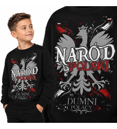BLUZA DZIECIĘCA PATRIOTYCZNA NARÓD POLSKI